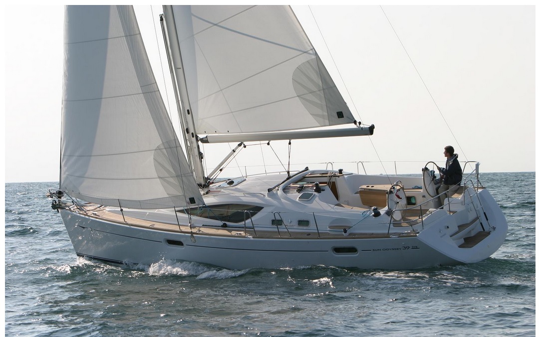Barco de vela EN CHARTER, de la marca Jeanneau modelo Sun Odyssey  39i Performance y del año 2008, disponible en Marina de Denia Denia Alicante España