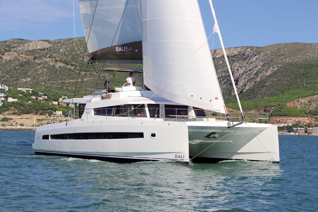 Catamaran FOR CHARTER, year 2021 brand Bali Catamaran and model 5.4, available in Club de Vela Puerto de Andratx Andratx Mallorca España