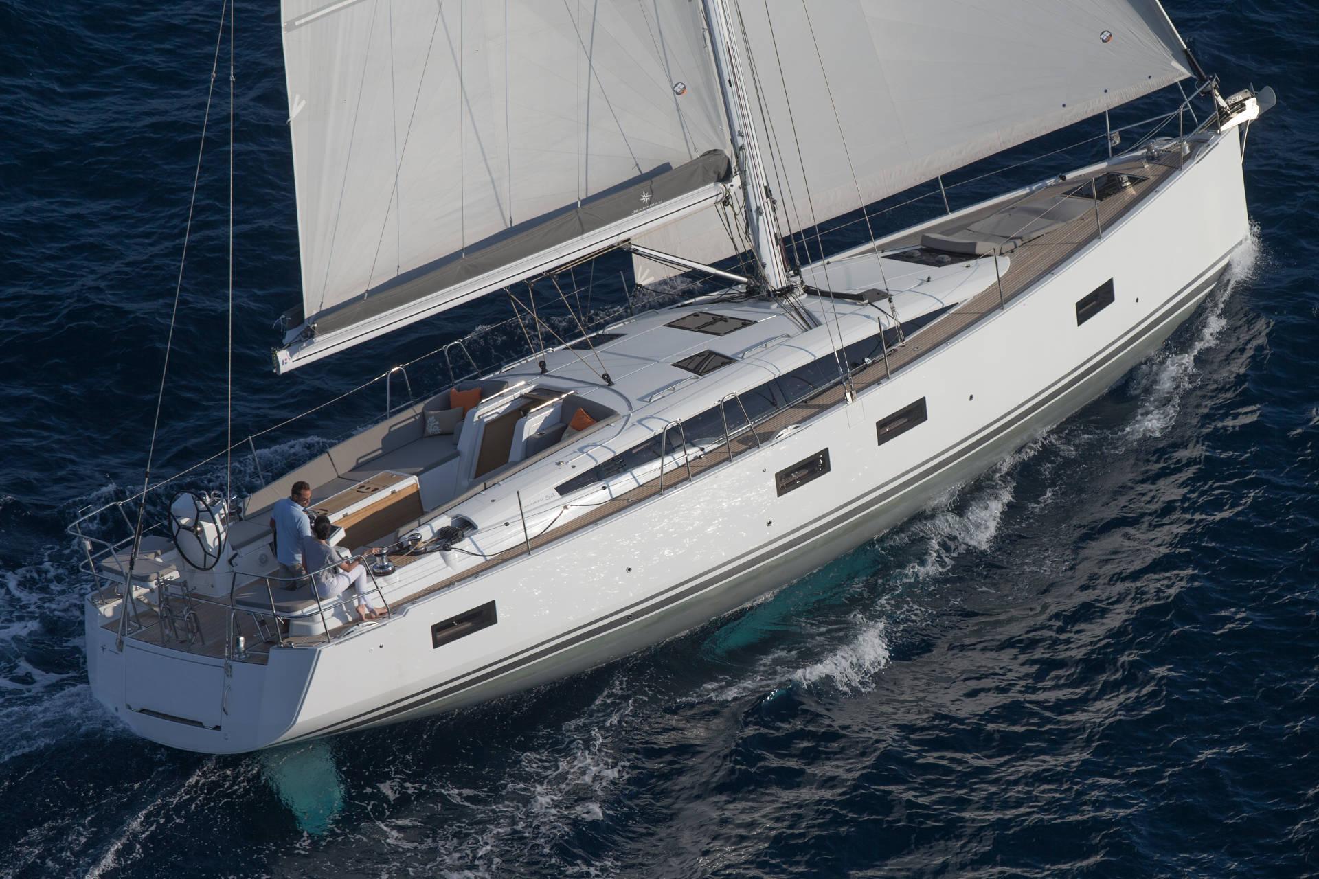 Sail boat FOR CHARTER, year 2023 brand Jeanneau and model 54, available in Muelle de la Lonja Palma Mallorca España