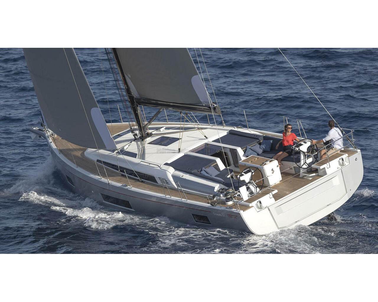 Barco de vela EN CHARTER, de la marca Beneteau modelo Oceanis 51.1 y del año 2023, disponible en Can Pastilla Palma Mallorca España
