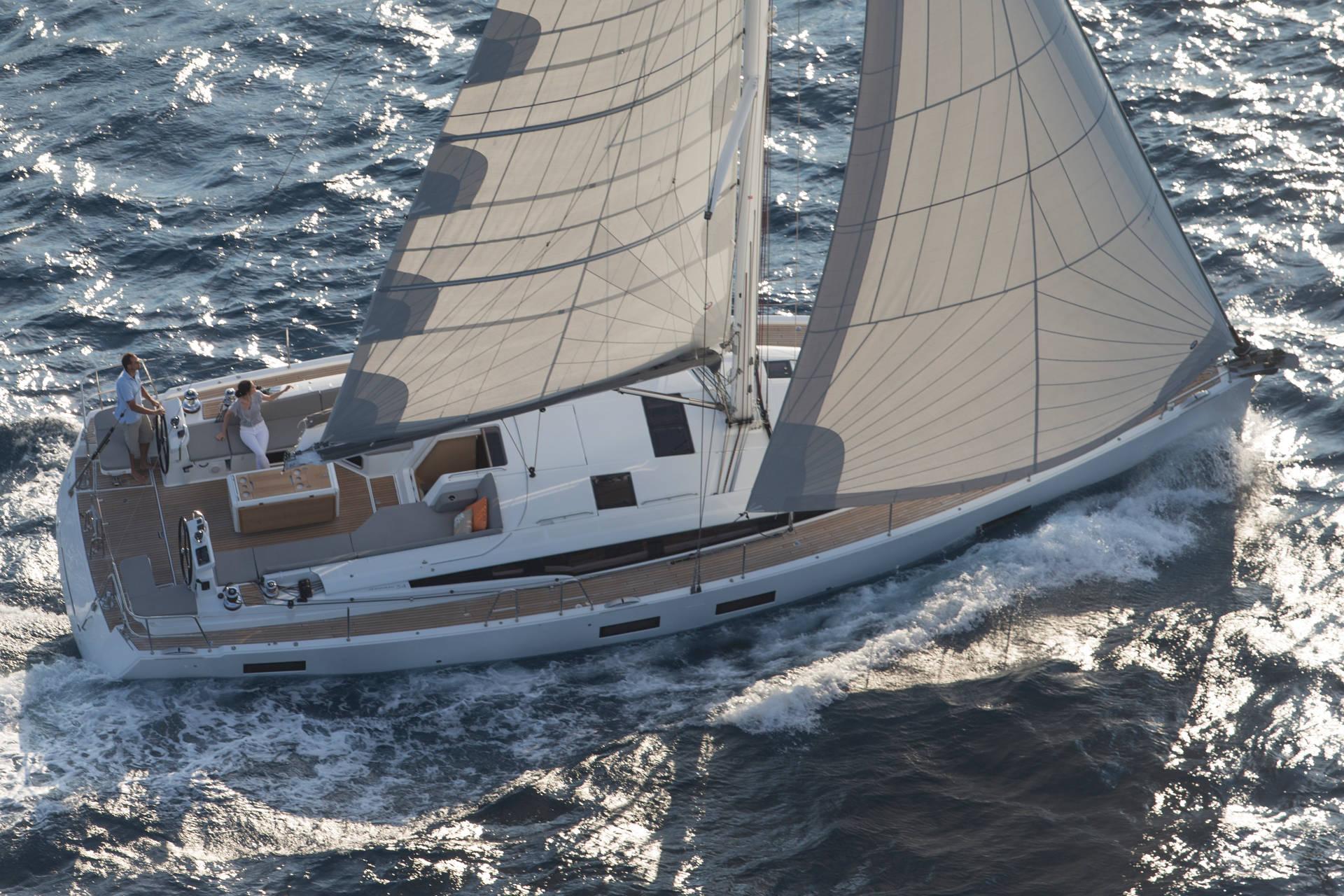 Barco de vela EN CHARTER, de la marca Jeanneau modelo 54 y del año 2023, disponible en Marina del Sur - Puerto de las Galletas Las Galletas Tenerife España