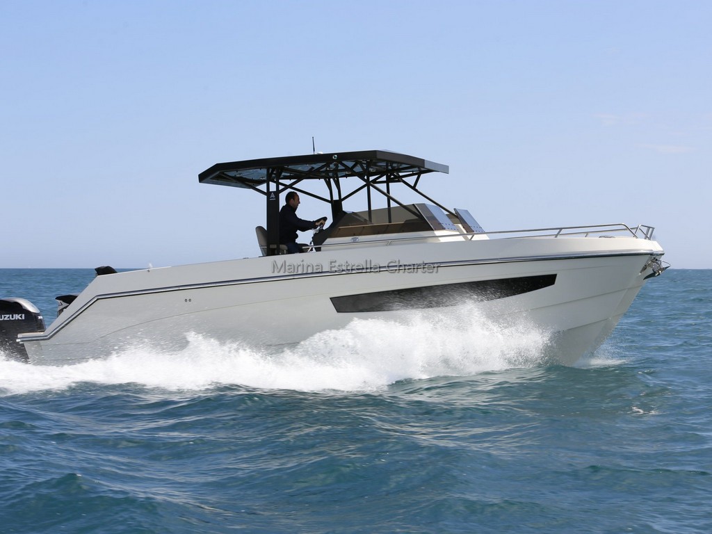 Power boat FOR CHARTER, year 2022 brand Alexa Catamaran and model 37, available in Marina Deportiva de Alicante Alicante Alicante España